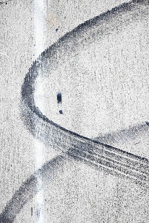 Blacktop Calligraphy #6